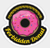 Simpson mmmm forbidden donut Sticker