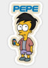 Simpson Pepe Homer's Little Brother Sticker