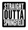 SIMPSON Straight Outta Springfield Sticker