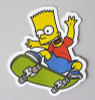 simpsons bart SKATE BOARD Sticker