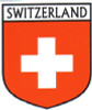 Switzerland Flag Shield Decal Sticker