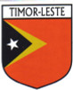 Timor Leste Flag Crest Decal Sticker