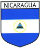 Nicaragua Flag Crest Decal Sticker
