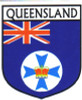 Queensland Australia Flag Crest Decal Sticker