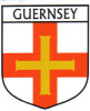 Guernsey Flag Crest Decal Sticker