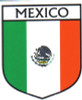 Mexico Flag Crest Decal Sticker