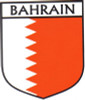 Bahrain Flag Crest Decal Sticker
