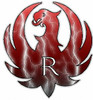 Gun Logo R - Lightning Red