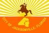 Florida Jacksonville City Flag Sticker