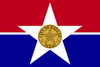 Texas Dallas City Flag Sticker