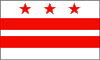 Washington District of Columbia Flag Sticker