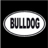 Bulldog Oval Decal