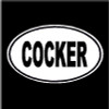 Cocker Oval Decal