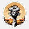 Emu Funny Animal Sticker 10