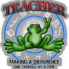 PEACE FROG TEACHER STICKER