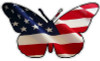 Butterfly Camo Sticker 1 - FLAG USA