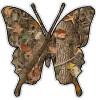 Butterfly Camo Sticker 2 - NATURE