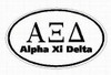 Alpha Xi Delta S03 OVAL W