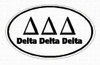 Delta Delta Delta S08 OVAL W
