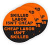 Skilled Labor Isnt Cheap Hard Hat Stickers SET OF 6