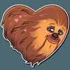 chewbacca wookiee star wars sticker 13