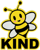 B KIND BEE STICKER