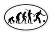 Evolution Sport Stickers BOWLING - OVAL W Evolution Sport Stickers BOWLING - OVAL W