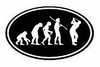 Evolution Sport Stickers GOLF - OVAL B