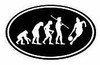 Evolution Sport Stickers WOMANS BASKETBALL - OVAL B