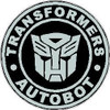 AUTOBOT GRAY AND BLACK STICKER