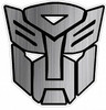 Transformer Brushed Aluminum Fill AUTOBOT