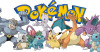 Pokémon logo and characters sticker