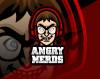 GAMER ANGRY NERD STICKER