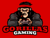 gorillas gaming mascot GAMING STICKER