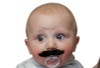 Moustache Dummy baby pic sticker