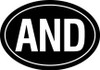 Andorra Oval Decal