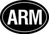 Armenia Oval Decal