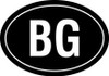 Bulgaria Oval Decal