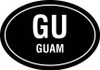 GU Oval Decal