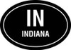 IN Oval Decal