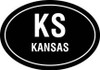 KS Oval Decal