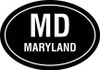 MD Oval Decal