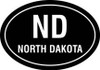 ND Oval Decal