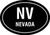 NV Oval Decal