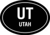 UT Oval Decal