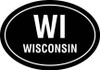 WI Oval Decal
