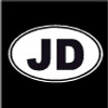 JD Oval Decal