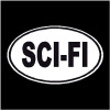 Sci-Fi Oval Decal