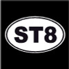 ST8 Oval Decal