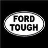 Ford Tough Oval Decal